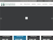 Tablet Screenshot of hostingenserio.com